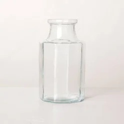Octagonal Clear Glass Bottle Vase - Hearth & Hand™ With Magnolia -Hearth & Hand With Magnolia Shop GUEST 062dfac6 21fe 469b ba13 04b139b463be