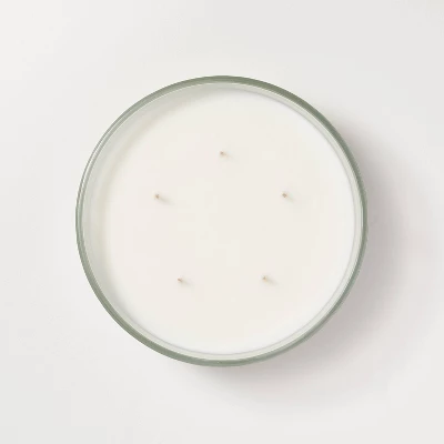5-Wick Clear Glass Salt Knob-Lid Jar Candle 28oz - Hearth & Hand™ With Magnolia: Soy Blend, 40hr Burn Time 2 5-Wick Clear Glass Salt Knob-Lid Jar Candle 28oz - Hearth & Hand™ With Magnolia: Soy Blend, 40hr Burn Time - Image 2