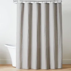 Crinkle Stripe Woven Shower Curtain - Hearth & Hand™ With Magnolia 6 Crinkle Stripe Woven Shower Curtain - Hearth & Hand™ With Magnolia -Hearth & Hand With Magnolia Shop GUEST 12eccc21 15b6 4f53 9374 db40d0d2b19d