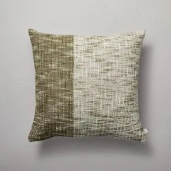 18"x18" Vertical Color Block Square Throw Pillow - Hearth & Hand™ With Magnolia -Hearth & Hand With Magnolia Shop GUEST 16ced70f fa14 47c7 bf20 e0d0c763d32d