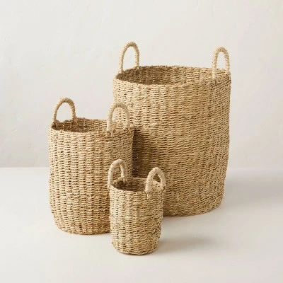 Large Twisted Seagrass Storage Basket - Hearth & Hand™ With Magnolia 2 Large Twisted Seagrass Storage Basket - Hearth & Hand™ With Magnolia - Image 2