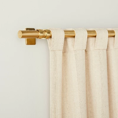 Fleck Stripe Leno Weave Curtain Panel Natural - Hearth & Hand™ With Magnolia 5 Fleck Stripe Leno Weave Curtain Panel Natural - Hearth & Hand™ With Magnolia - Image 5