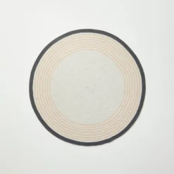 Round Border Stripe Braided Area Rug Neutral - Hearth & Hand™ With Magnolia 8 Round Border Stripe Braided Area Rug Neutral - Hearth & Hand™ With Magnolia -Hearth & Hand With Magnolia Shop GUEST 23efbf88 d6a6 44d4 a17e 2a0c02a67837