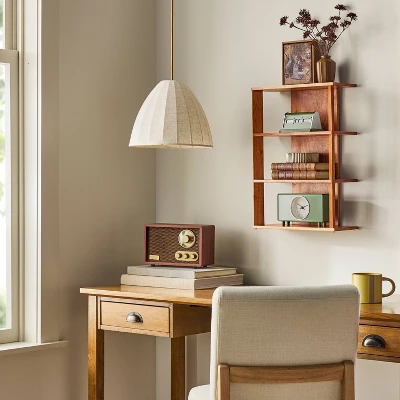 6.5"x5.5" Vertical Still Life Bottle Framed Burlap Art - Hearth & Hand™ With Magnolia 1 6.5"x5.5" Vertical Still Life Bottle Framed Burlap Art - Hearth & Hand™ With Magnolia