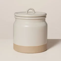 Dry Goods Stoneware Crock Canister Warm Gray/Clay - Hearth & Hand™ With Magnolia 11 Dry Goods Stoneware Crock Canister Warm Gray/Clay - Hearth & Hand™ With Magnolia -Hearth & Hand With Magnolia Shop GUEST 276e425a 33ae 423c 93b3 aa935cdd40be