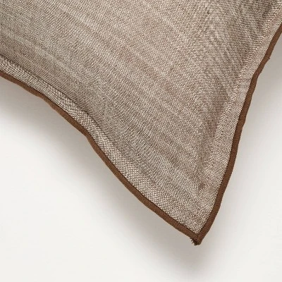 14"x36" Oblong Throw Pillow Brown - Hearth & Hand™ With Magnolia 3 14"x36" Oblong Throw Pillow Brown - Hearth & Hand™ With Magnolia - Image 3