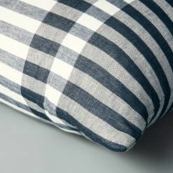 24"x24" Contrast Edge Stripe Oversized Throw Pillow Gray/Blue - Hearth & Hand™ With Magnolia 5 24"x24" Contrast Edge Stripe Oversized Throw Pillow Gray/Blue - Hearth & Hand™ With Magnolia -Hearth & Hand With Magnolia Shop GUEST 2aac9352 1ec5 4711 bf48 9b96de391211