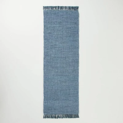 Solid Jute Area Rug Faded Blue - Hearth & Hand™ With Magnolia 4 Solid Jute Area Rug Faded Blue - Hearth & Hand™ With Magnolia - Image 4