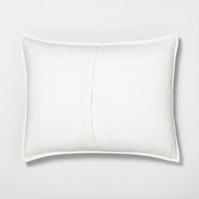 Textured Stripe Pillow Sham Dark Gray/Cream - Hearth & Hand With Magnolia 2 Textured Stripe Pillow Sham Dark Gray/Cream - Hearth & Hand With Magnolia - Image 2