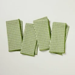 Set Of 4 Serged Edge Gingham Cloth Napkins - Hearth & Hand™ With Magnolia 7 Set Of 4 Serged Edge Gingham Cloth Napkins - Hearth & Hand™ With Magnolia -Hearth & Hand With Magnolia Shop GUEST 36757137 d4e4 4f10 860f 899e9394fdbe