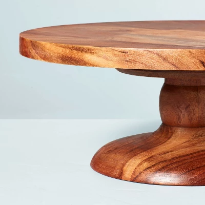 11" Wooden Cake Stand - Hearth & Hand™ With Magnolia 2 11" Wooden Cake Stand - Hearth & Hand™ With Magnolia - Image 2