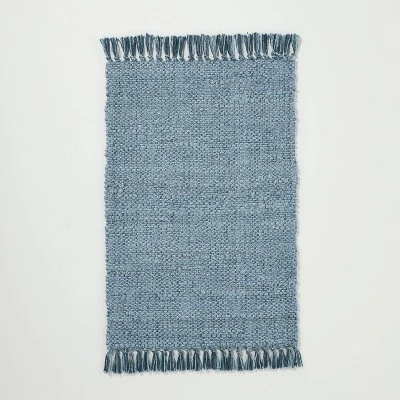 Solid Jute Area Rug Faded Blue - Hearth & Hand™ With Magnolia 5 Solid Jute Area Rug Faded Blue - Hearth & Hand™ With Magnolia - Image 5