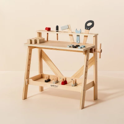 Toy Tool Bench Playset - 32pc - Hearth & Hand™ With Magnolia 2 Toy Tool Bench Playset - 32pc - Hearth & Hand™ With Magnolia - Image 2