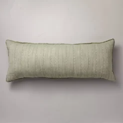 16"x42" Washed Loop Stripe Lumbar Bed Pillow - Hearth & Hand™ With Magnolia -Hearth & Hand With Magnolia Shop GUEST 3f4d66eb 1363 4711 9f60 162fc243fa6f