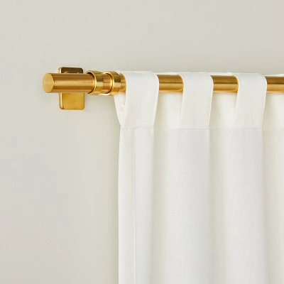 Engineered Hem Stripes Curtain Panel Cream/Gray - Hearth & Hand™ With Magnolia 5 Engineered Hem Stripes Curtain Panel Cream/Gray - Hearth & Hand™ With Magnolia - Image 5