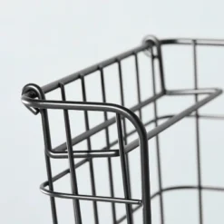 Stacking Wire Storage Basket Matte Black - Hearth & Hand™ With Magnolia 7 Stacking Wire Storage Basket Matte Black - Hearth & Hand™ With Magnolia -Hearth & Hand With Magnolia Shop GUEST 490b13b4 a77a 4c30 bd86 50ef587e1291