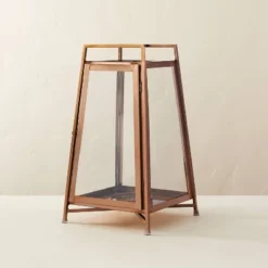 Raised Metal & Glass Pillar Candle Lantern Copper - Hearth & Hand™ With Magnolia 10 Raised Metal & Glass Pillar Candle Lantern Copper - Hearth & Hand™ With Magnolia -Hearth & Hand With Magnolia Shop GUEST 490e8e09 35cf 4e94 b0b0 f71515cd4467