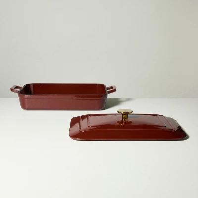 9"x13" Dutch Oven Casserole Red - Hearth & Hand™ With Magnolia 2 9"x13" Dutch Oven Casserole Red - Hearth & Hand™ With Magnolia - Image 2