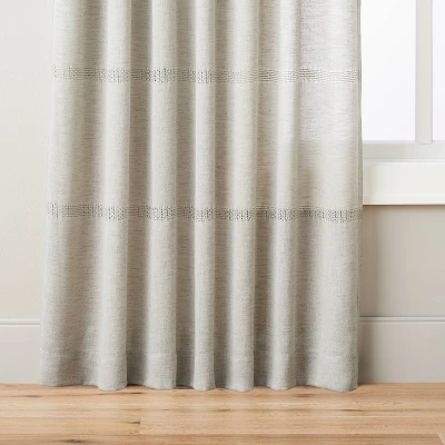 Lace Insert Sheer Curtain Panel - Hearth & Hand™ With Magnolia 4 Lace Insert Sheer Curtain Panel - Hearth & Hand™ With Magnolia - Image 4