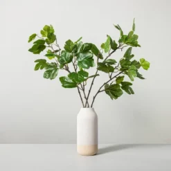 Faux Fig Leaf Branch Arrangement - Hearth & Hand™ With Magnolia 9 Faux Fig Leaf Branch Arrangement - Hearth & Hand™ With Magnolia -Hearth & Hand With Magnolia Shop GUEST 633e0ef2 049e 41e0 8303 a165f348380d
