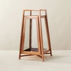 Raised Metal & Glass Pillar Candle Lantern Copper - Hearth & Hand™ With Magnolia 9 Raised Metal & Glass Pillar Candle Lantern Copper - Hearth & Hand™ With Magnolia -Hearth & Hand With Magnolia Shop GUEST 6539ef87 2624 49f6 ba33 026e18d1ec9e