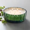 Mercury Glass Mulled Spice Jar Christmas Candle Green 32oz - Hearth & Hand™ With Magnolia