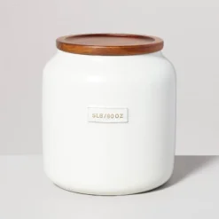 Dry Goods Stoneware Canister With Wood Lid Cream/Brown - Hearth & Hand™ With Magnolia 11 Dry Goods Stoneware Canister With Wood Lid Cream/Brown - Hearth & Hand™ With Magnolia -Hearth & Hand With Magnolia Shop GUEST 69719d52 15f0 4519 8406 500a18f94cb3