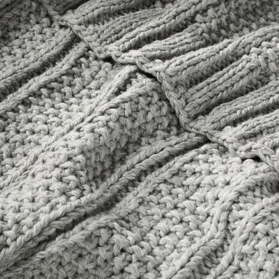 Chunky Textured Knit Throw Blanket - Hearth & Hand™ With Magnolia 3 Chunky Textured Knit Throw Blanket - Hearth & Hand™ With Magnolia - Image 3