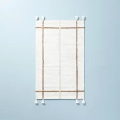 Bold Cross Stripes Tassel Rug Cream/Tan - Hearth & Hand™ With Magnolia 12 Bold Cross Stripes Tassel Rug Cream/Tan - Hearth & Hand™ With Magnolia -Hearth & Hand With Magnolia Shop GUEST 6cc8f106 81f2 4c56 a259 7849943cb5a5