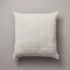 26"x26" Grid Lines Matelassé Euro Bed Pillow - Hearth & Hand™ With Magnolia 9 26"x26" Grid Lines Matelassé Euro Bed Pillow - Hearth & Hand™ With Magnolia -Hearth & Hand With Magnolia Shop GUEST 7280e9cd ab8a 49a9 9d07 768157928abe