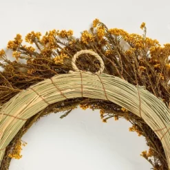 21.25" Preserved Golden Yarrow Fall Wreath - Hearth & Hand™ With Magnolia 5 21.25" Preserved Golden Yarrow Fall Wreath - Hearth & Hand™ With Magnolia -Hearth & Hand With Magnolia Shop GUEST 731ab7a2 0e38 453d 8cae 3d7177e6cc3a