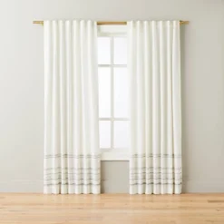 Engineered Hem Stripes Curtain Panel Cream/Gray - Hearth & Hand™ With Magnolia 9 Engineered Hem Stripes Curtain Panel Cream/Gray - Hearth & Hand™ With Magnolia -Hearth & Hand With Magnolia Shop GUEST 743f48fe 2c11 440f a426 eae94b06c663