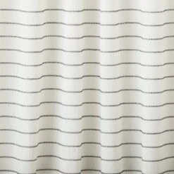 Blanket Stitch Curtain Panel Dark Gray/Cream - Hearth & Handâ„¢ With Magnolia