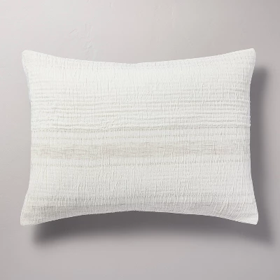 3pc Heather Stripe Comforter Bedding Set Twilight Taupe - Hearth & Hand™ With Magnolia 3 3pc Heather Stripe Comforter Bedding Set Twilight Taupe - Hearth & Hand™ With Magnolia - Image 3