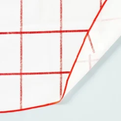 70" Distressed Grid Lines Wipeable Oil-Cloth Round Tablecloth Red/Cream - Hearth & Hand™ With Magnolia 3 70" Distressed Grid Lines Wipeable Oil-Cloth Round Tablecloth Red/Cream - Hearth & Hand™ With Magnolia -Hearth & Hand With Magnolia Shop GUEST 78d621c5 82a5 4d4c a4cd ffaa76e187ee
