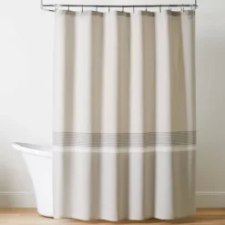 Color Block Striped Woven Shower Curtain - Hearth & Hand™ With Magnolia 7 Color Block Striped Woven Shower Curtain - Hearth & Hand™ With Magnolia -Hearth & Hand With Magnolia Shop GUEST 8563137c 44bf 43f6 9997 d0daf0fd1ac1