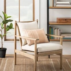 16"x42" Variegated Stripe Lumbar Throw Pillow - Hearth & Handâ„¢ With Magnolia