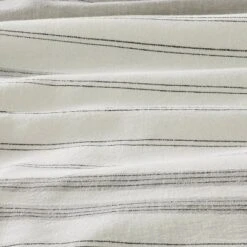 Alternating Pinstripe Comforter & Sham Set Gray/Cream - Hearth & Handâ„¢ With Magnolia