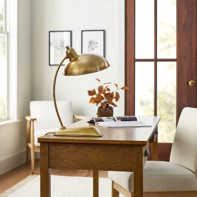 Toggle Switch Task Lamp Brass - Hearth & Hand™ With Magnolia 2 Toggle Switch Task Lamp Brass - Hearth & Hand™ With Magnolia - Image 2