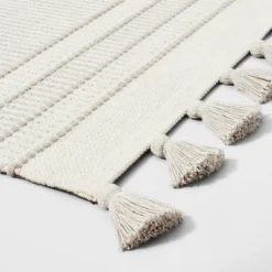 Texture Border Stripe Rug Cream/Silver Gray - Hearth & Hand™ With Magnolia 5 Texture Border Stripe Rug Cream/Silver Gray - Hearth & Hand™ With Magnolia -Hearth & Hand With Magnolia Shop GUEST 9751a477 d497 4d2e 9175 74e8bf6a53f1