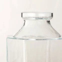 Octagonal Clear Glass Bottle Vase - Hearth & Hand™ With Magnolia -Hearth & Hand With Magnolia Shop GUEST 99423c65 7cc3 45d1 a0be 06e5f32a1a79