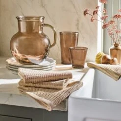 19oz Tall Recycled Pint Glass Brown - Hearth & Handâ„¢ With Magnolia