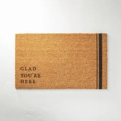 Glad You're Here Coir Doormat Tan/Black - Hearth & Hand™ With Magnolia 6 Glad You're Here Coir Doormat Tan/Black - Hearth & Hand™ With Magnolia -Hearth & Hand With Magnolia Shop GUEST 9d97dd76 0e01 4045 8d97 41d7d05c60bb