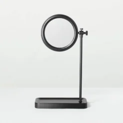 Two-Sided Vanity Mirror With Tray Base Matte Black - Hearth & Hand™ With Magnolia 5 Two-Sided Vanity Mirror With Tray Base Matte Black - Hearth & Hand™ With Magnolia -Hearth & Hand With Magnolia Shop GUEST a07fadc4 db52 4e9a 9f83 e91ecca4a9dd