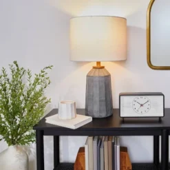 Carved Ceramic Table Lamp Dark Gray (Includes LED Light Bulb) - Hearth & Hand™ With Magnolia 5 Carved Ceramic Table Lamp Dark Gray (Includes LED Light Bulb) - Hearth & Hand™ With Magnolia -Hearth & Hand With Magnolia Shop GUEST a46bfd2c 5e9b 4152 a76f 8481e7b67a1c