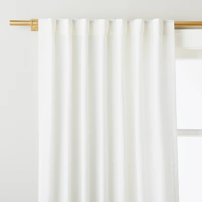 Engineered Hem Stripes Curtain Panel Cream/Gray - Hearth & Hand™ With Magnolia 7 Engineered Hem Stripes Curtain Panel Cream/Gray - Hearth & Hand™ With Magnolia - Image 7