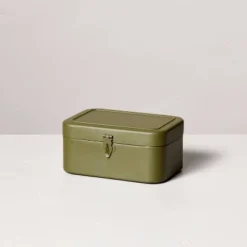 Decorative Metal Storage Box Green - Hearth & Hand™ With Magnolia -Hearth & Hand With Magnolia Shop GUEST a8afceba 0ae7 4309 ba71 a0e1832484a9