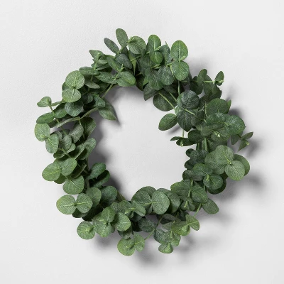 Faux Eucalyptus Wreath - Hearth & Hand™ With Magnolia 3 Faux Eucalyptus Wreath - Hearth & Hand™ With Magnolia - Image 3