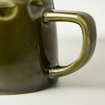 10oz Carved Edge Ceramic Mug Green - Hearth & Hand™ With Magnolia 2 10oz Carved Edge Ceramic Mug Green - Hearth & Hand™ With Magnolia - Image 2