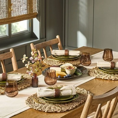 Oblong Woven Charger - Hearth & Hand™ With Magnolia 1 Oblong Woven Charger - Hearth & Hand™ With Magnolia